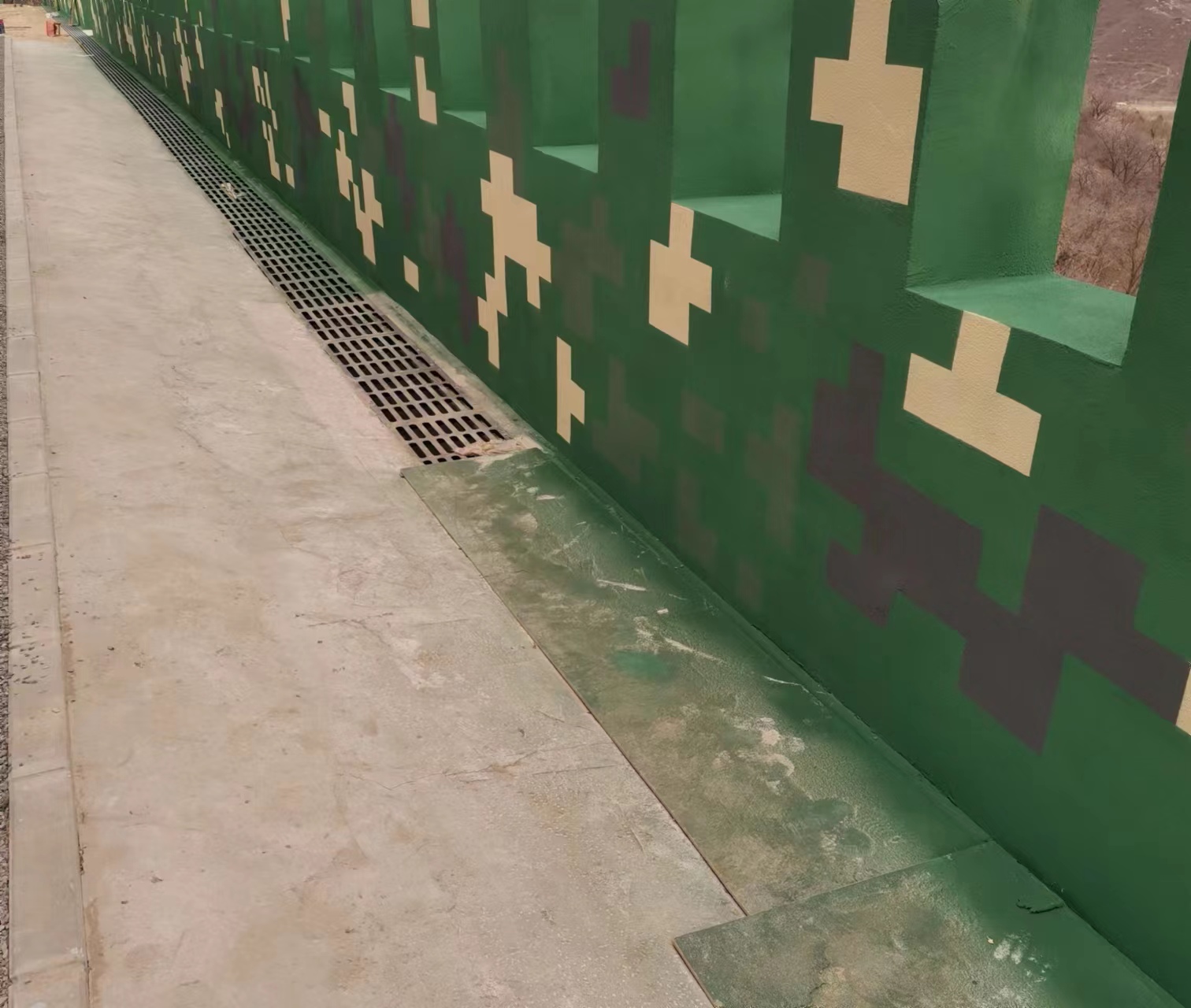 绥化围墙迷彩喷涂,数迷彩漆